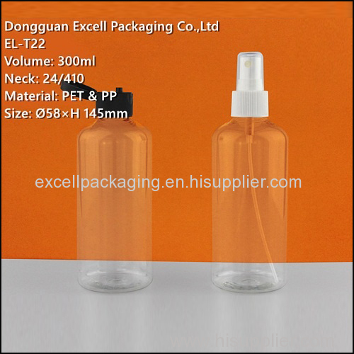 300ml PET Cosmetic Bottle for Makeup Packaging