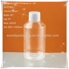 150ml Plastic PET Cosmetic Packaging Bottle