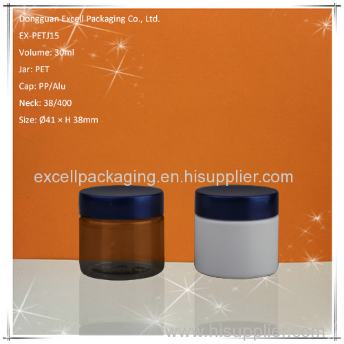30ml Plastic PET Jar for Honey Packing