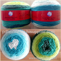 Hand knitting yarn for knitting