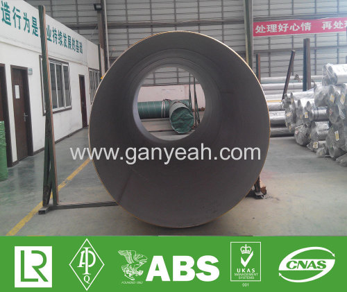 Large stainless steel tube