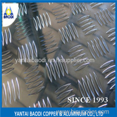 Anti-slipping & stair steps Aluminium checkered plate five bar/aluminum tread plate 3003 5052