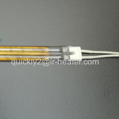 Shortwave quartz heating lamp infrared emitter