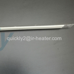 Short wavelength quartz IR heating lamps