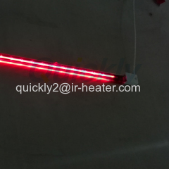 Shortwave ruby quartz infrared lamps
