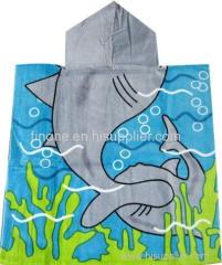 kids hooded beach towel