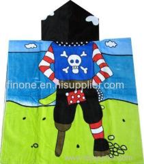 kids hooded beach towel