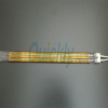 Quartz tube heating infrared emitter for drying