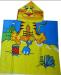 kids hooded cotton beach towel