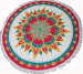 cotton round beach towel