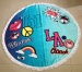 cotton round beach towel