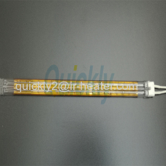 Shortwave quartz tube infrared heating