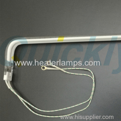 twin tube fast medium wave infrared heater lamps