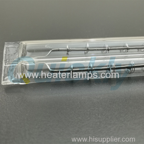 quartz tubular double infrared heater lamps