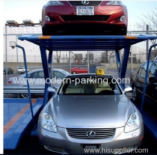 Two post car parking lift system