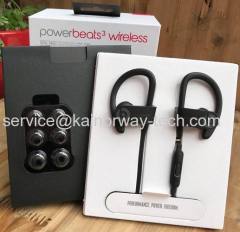 Latest Beats by Dr.Dre Powerbeats3 Black Wireless Ear-Hook Stereo Earphones Earbuds