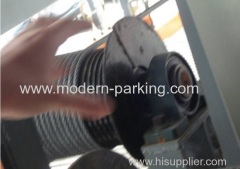 Four column car parking lift system