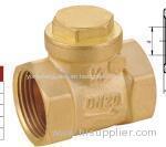 4302 BRASS SWING CHECK VALVE