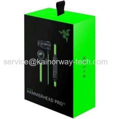 Razer Hammerhead Pro V2 Gaming Audio In-Ear Headset Headphones Black Green With Mic