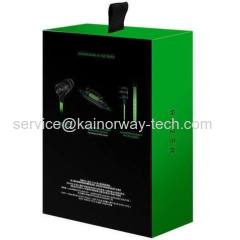 Razer Hammerhead Pro V2 Gaming Audio In-Ear Headset Headphones Black Green With Mic