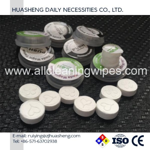 Magic Compressed Tablet Tissue wet tissue