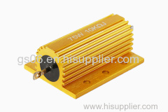 Golden Aluminum Housed Wirewound Power 10K Resistor