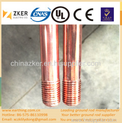 copper coated earthing rod