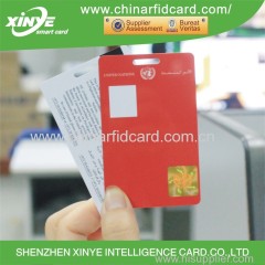 Passive Number Printing PET MF PLUS-S RFID Card /Printable Access Control Card