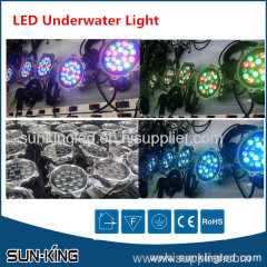 aquarium spa DC24V ip68 projector underwater led RGB dmx pool underwater lighting 12W 18W outdoor water lamp