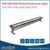 Stainless steel RGB RGBW white yellow fountain pool landscape wall washer 1M 1000mm IP68 18W 24W 36W led linear underwat