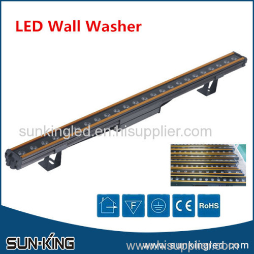 1000mm outdoor projection white 2700k 4000k 5000k 6000k ip65 outdoor wall wash lamp 18W 24W 36W led wallwasher lighting