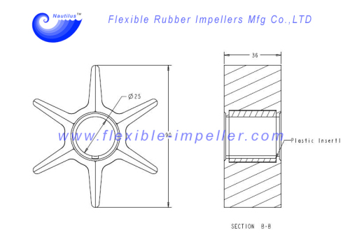 Yamaha Outboard Impeller 350HP F350 LF350 6AW-44352-00 18-8925