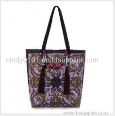 Factory Wholesale Fashion Tassel Handbag Embroidered Handbag