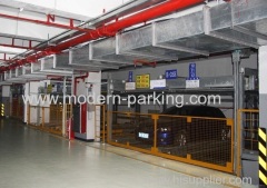 Automated indoor car puzzle parking garage