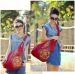 Ladies Fashion Denim Shoulder Bag Big Size Embroidered Dumplings Handbags