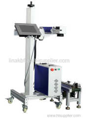 High speed high precision Metal CO2 fly Laser Marking machine