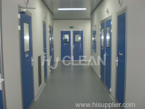 Specialized doors for pharmaceutical hospital electronics clean room