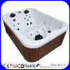 Massage Function and Corner Drain Location spa product 3 person bathtub