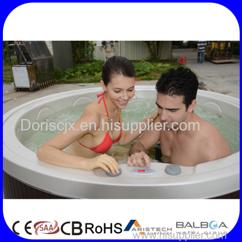 7 people round model massage function outdoor hot tub