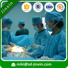 40g 50g disposable medical used surgical gown caps bedsheet gloves raw material nonwoven