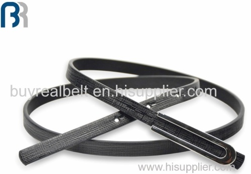 Fashion Black PU Belt