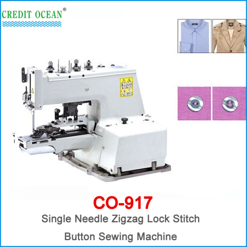 máquina de coser de botón industrial de alta velocidad del océano del crédito del océano