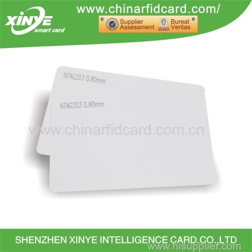 High frequency contactless rfid card