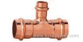Z-106Y REDUCING TEE OF COPPER PRESSED FITTING