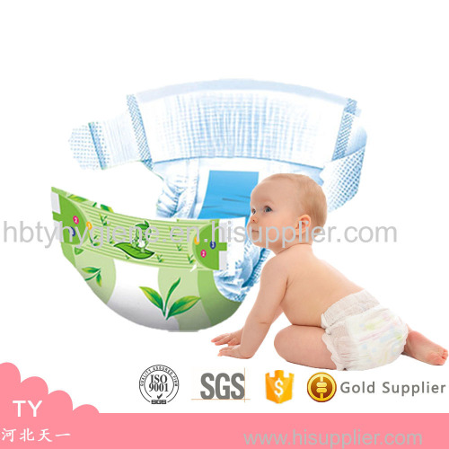 Bambers Disposable Baby Diapers with magic tape Manufacture In China