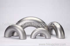 45/90/180 degree Stainless steel long radius or short radius seamless or welded elbow fittings