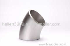 45/90/180 degree Stainless steel long radius or short radius seamless or welded elbow fittings