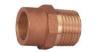 MALE CONNECTOR OF BRONZE PIPE FITTING