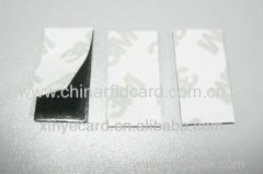 RFID tag coin card with 3M adhesive