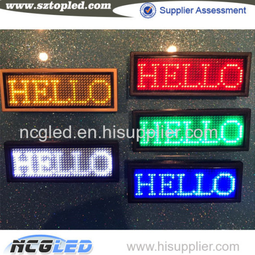 programmable Led name tags